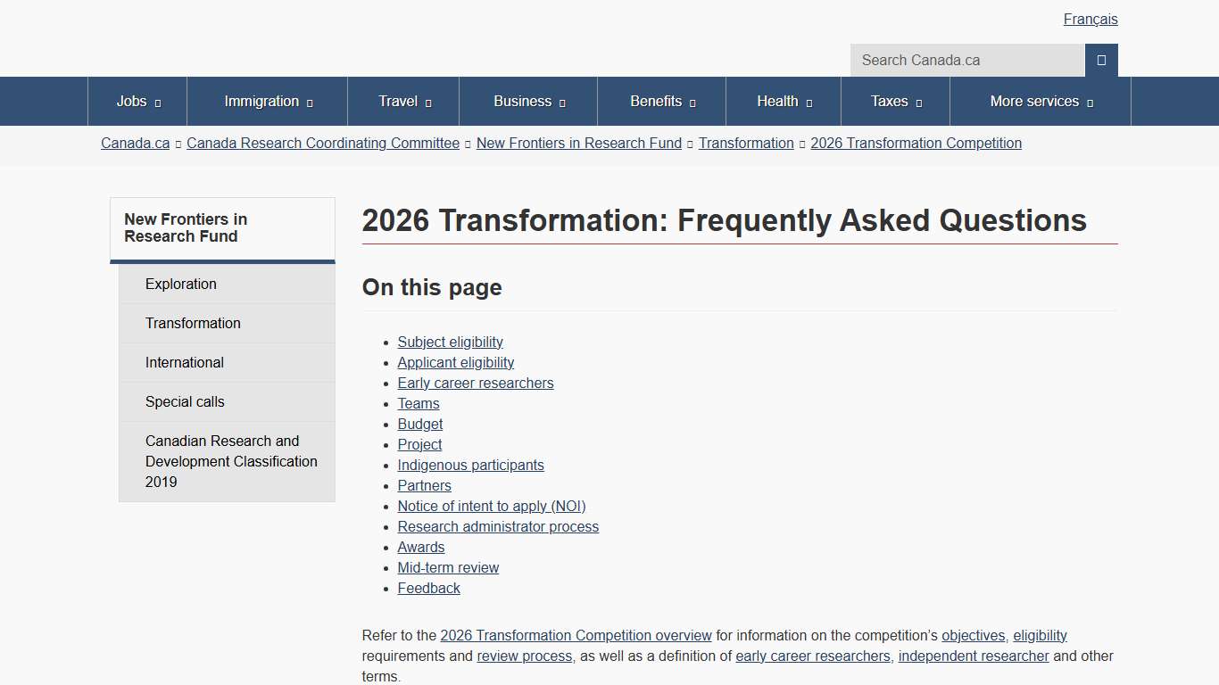 2026 Transformation: Frequently Asked Questions